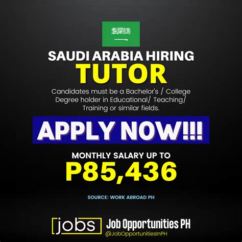 77 tutor Jobs in Philippines, August 2024 .